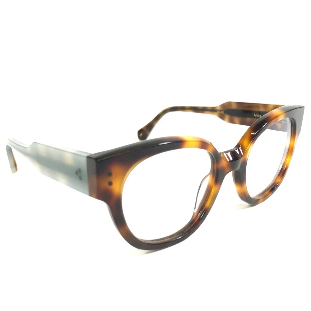 Alfred Kerbs Eyeglasses Frames ANITA HV Havana Gray Tortoise Full Rim 50-20-140